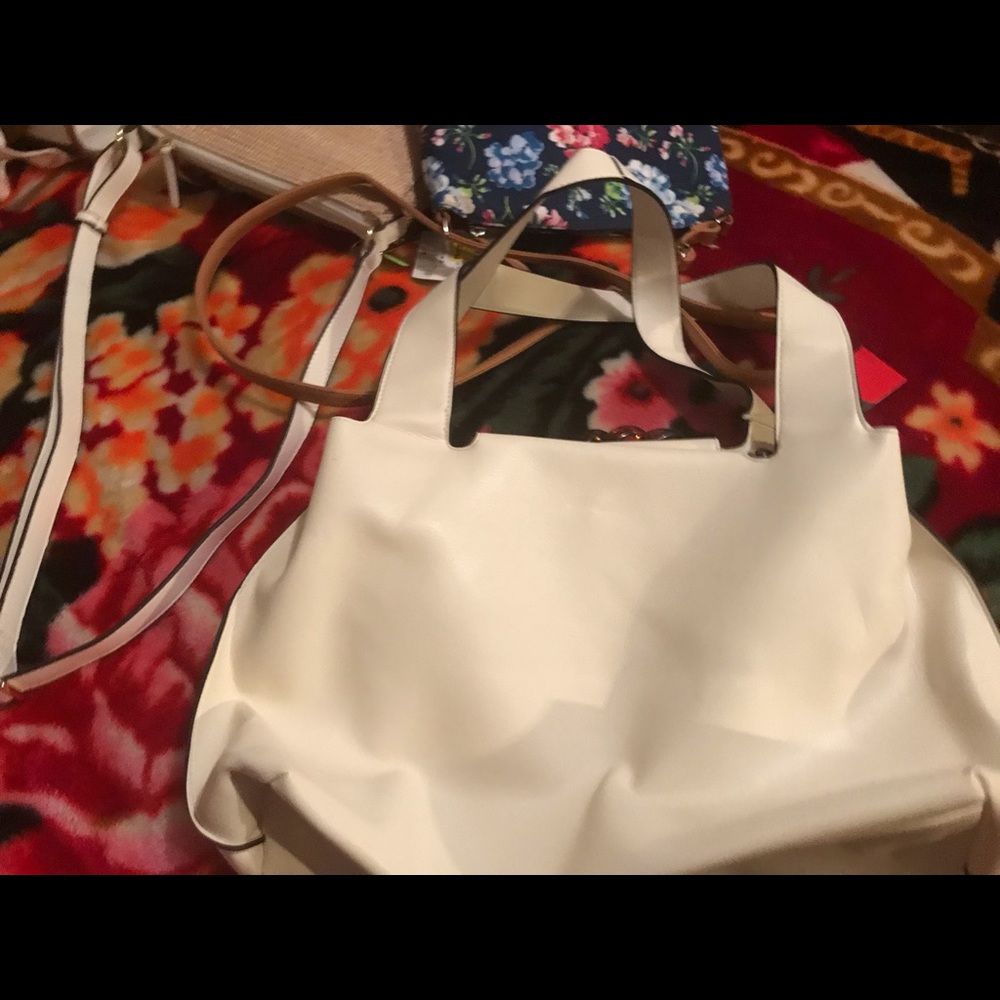 White purse